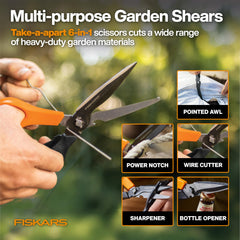 Fiskars Bypass Pruner with precision-ground steel blades