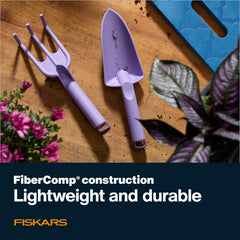 Fiskars FiberComp cultivator with angled tines
