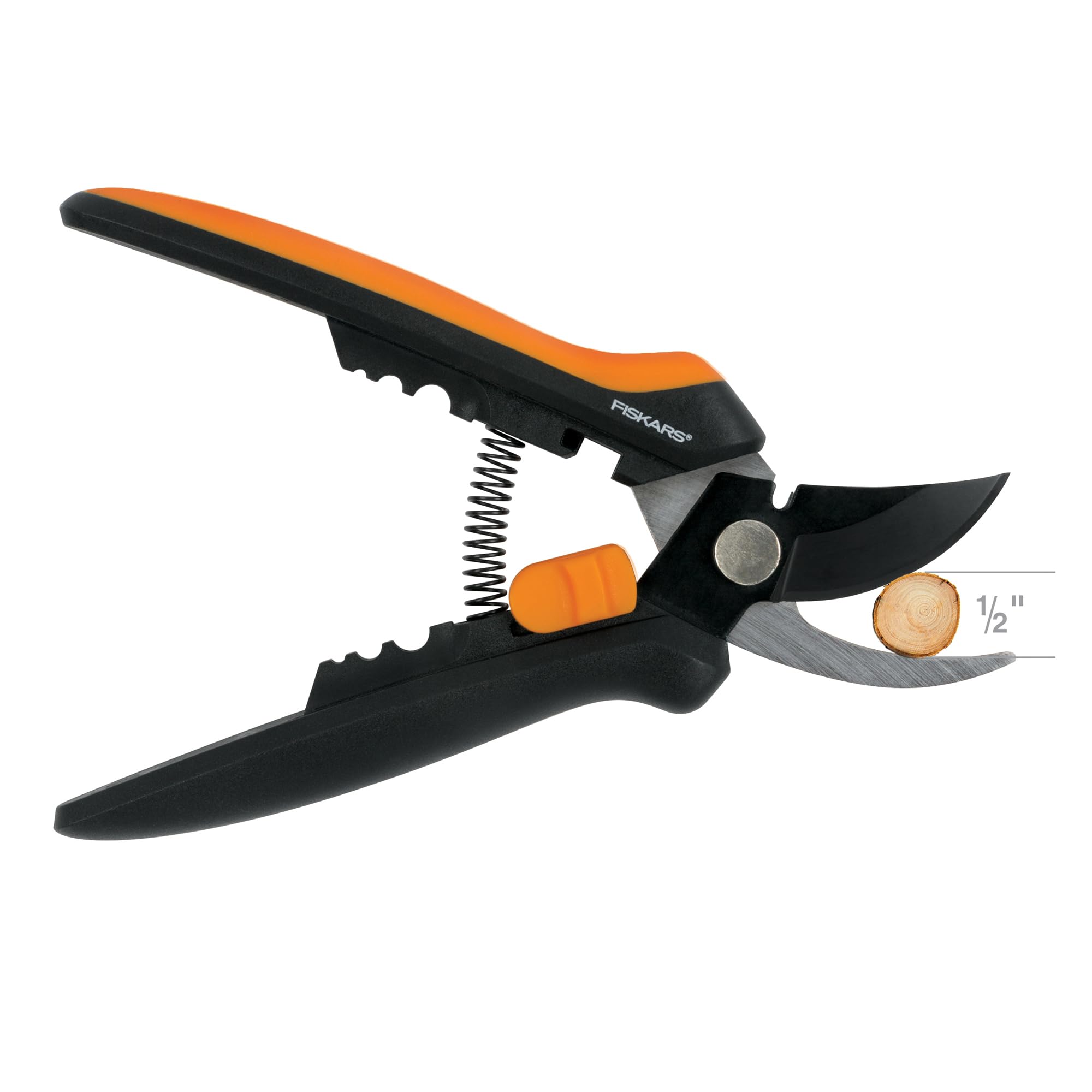 Fiskars Floral Pruning Shears displayed on a gardening table