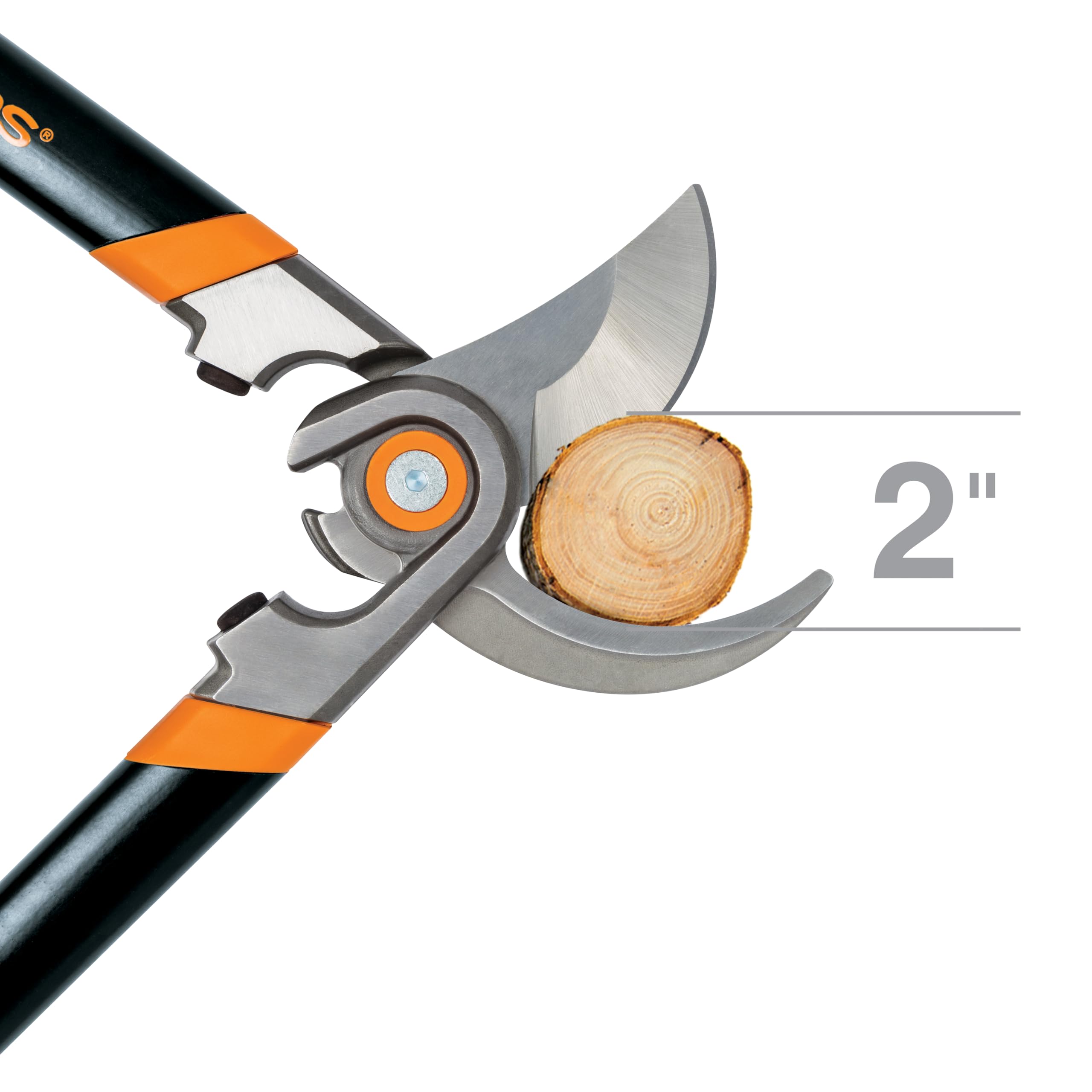 Fiskars garden loppers showing durable steel construction