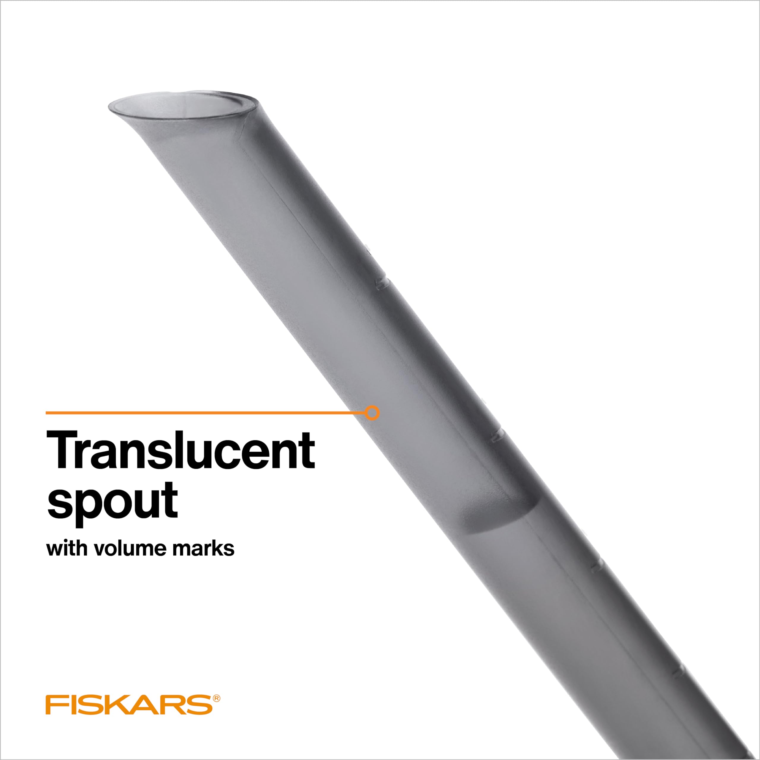 Fiskars Indoor Watering Can with measurement markings