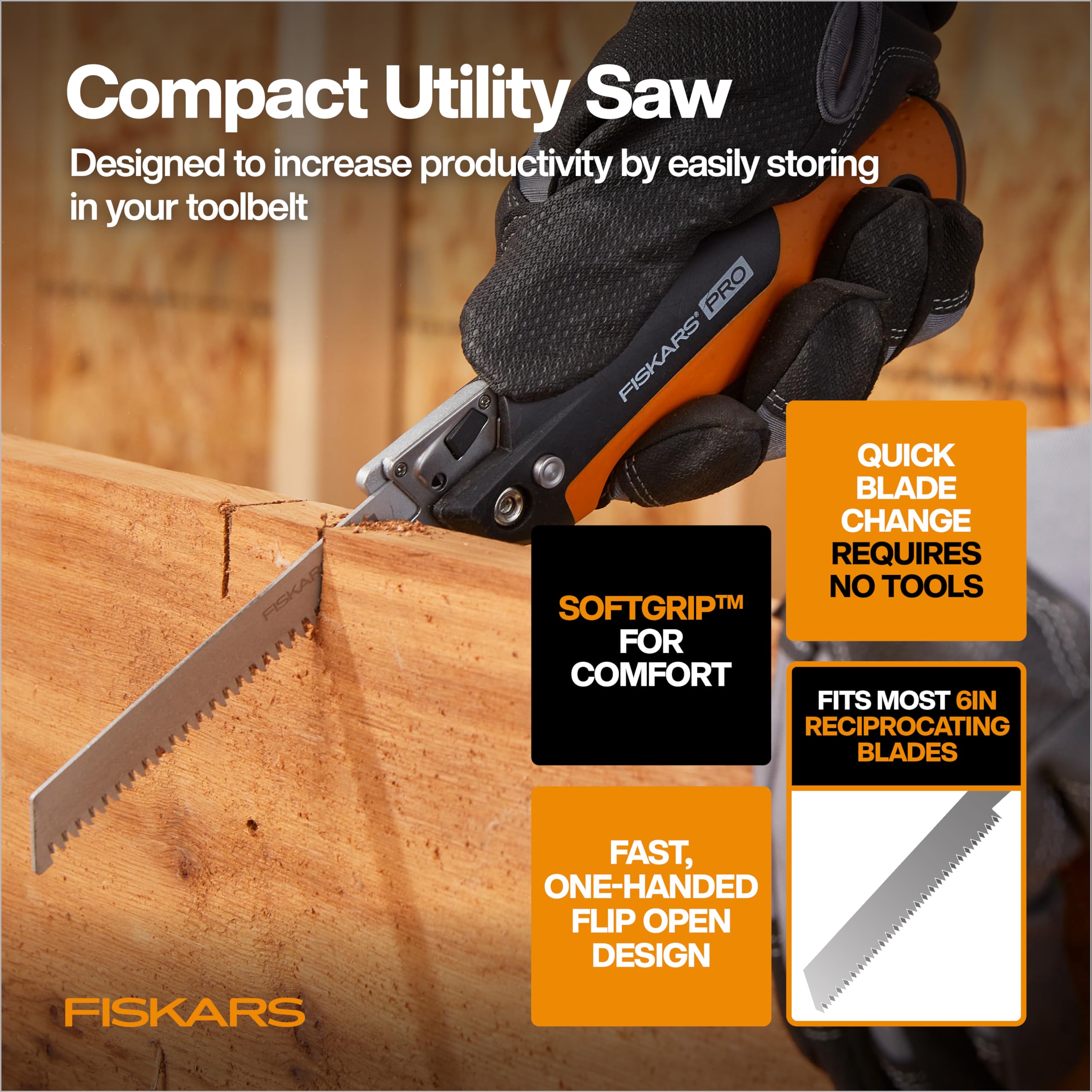 Fiskars IsoCore Hammer with shock-absorbing design