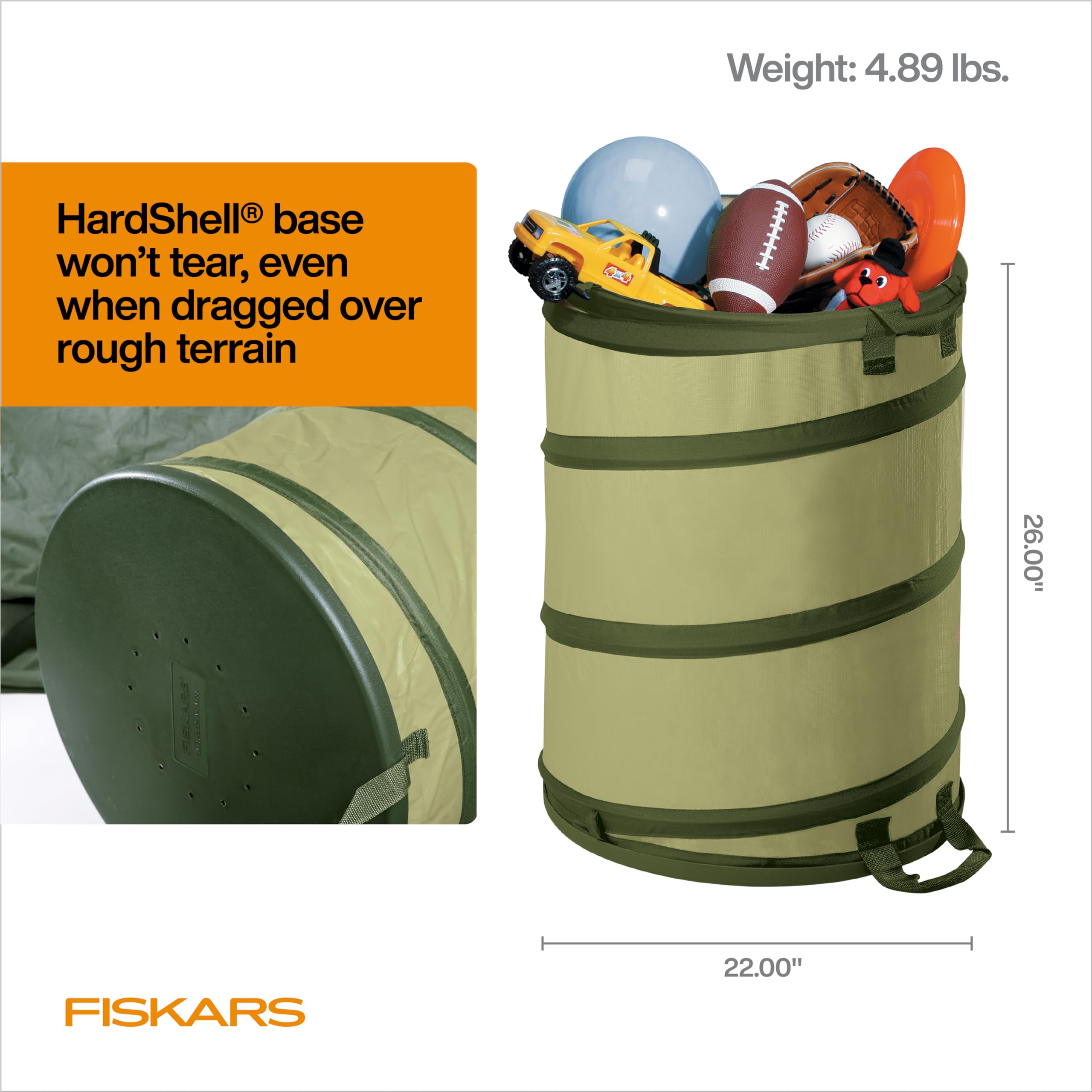 Fiskars Kangaroo Garden Bag in outdoor setting