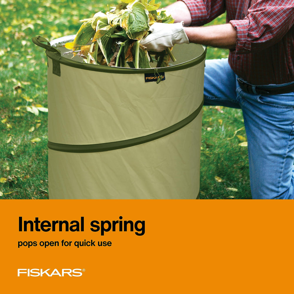 Fiskars Kangaroo Garden Bag side view showing drainage holes