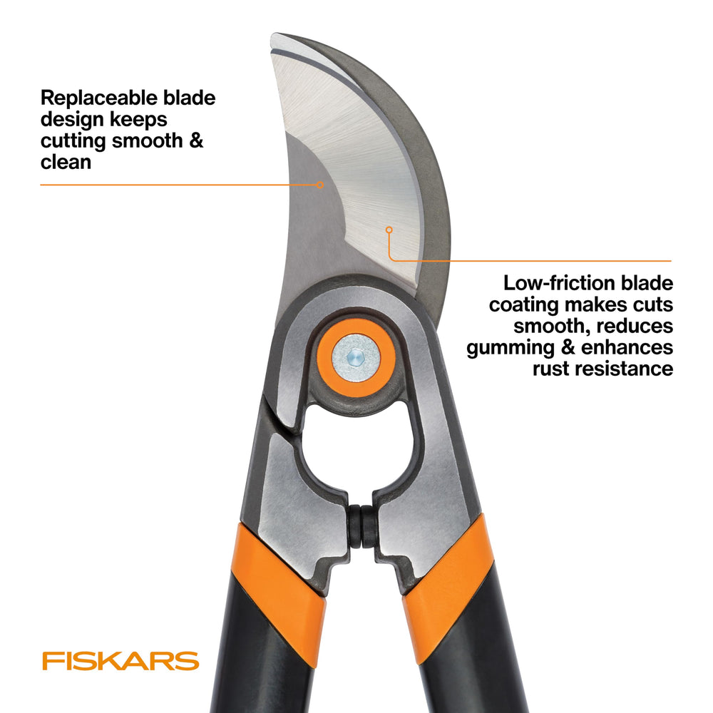 Fiskars loppers demonstrating ergonomic Softgrip handles