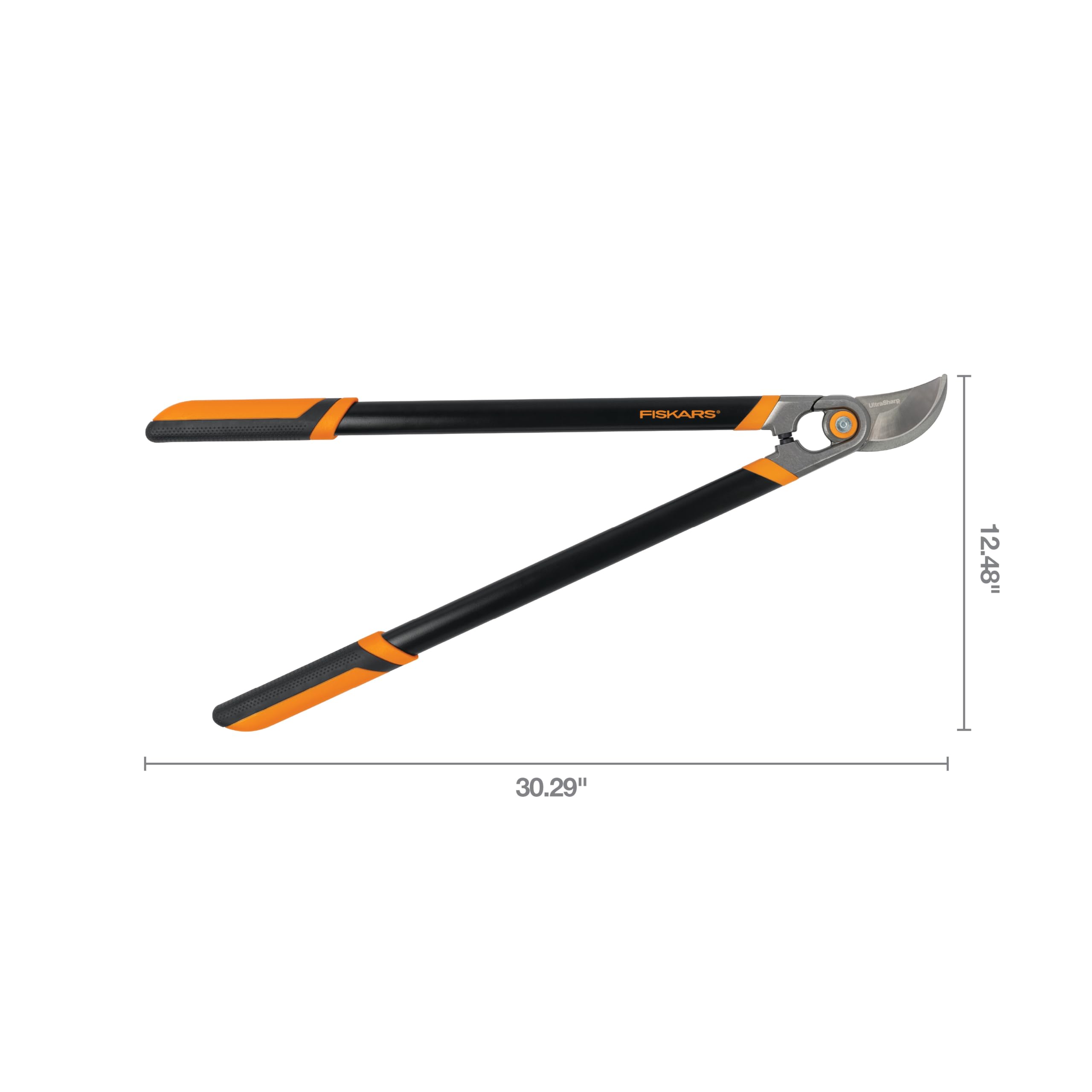 Fiskars loppers in a garden setting during pruning