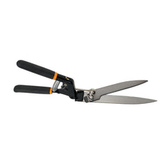 Fiskars Power-Lever Grass Shears front view with serrated blades