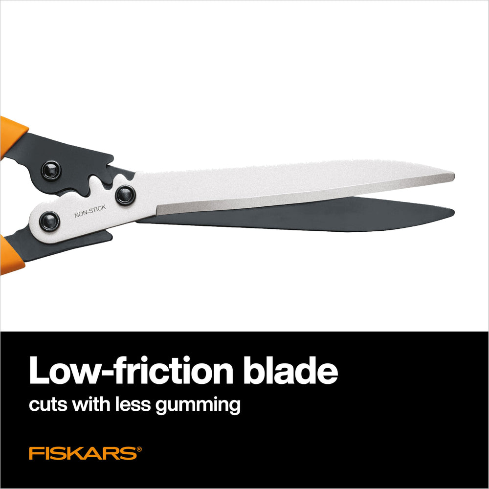 Fiskars PowerGear2 Hedge Shears in garden setting