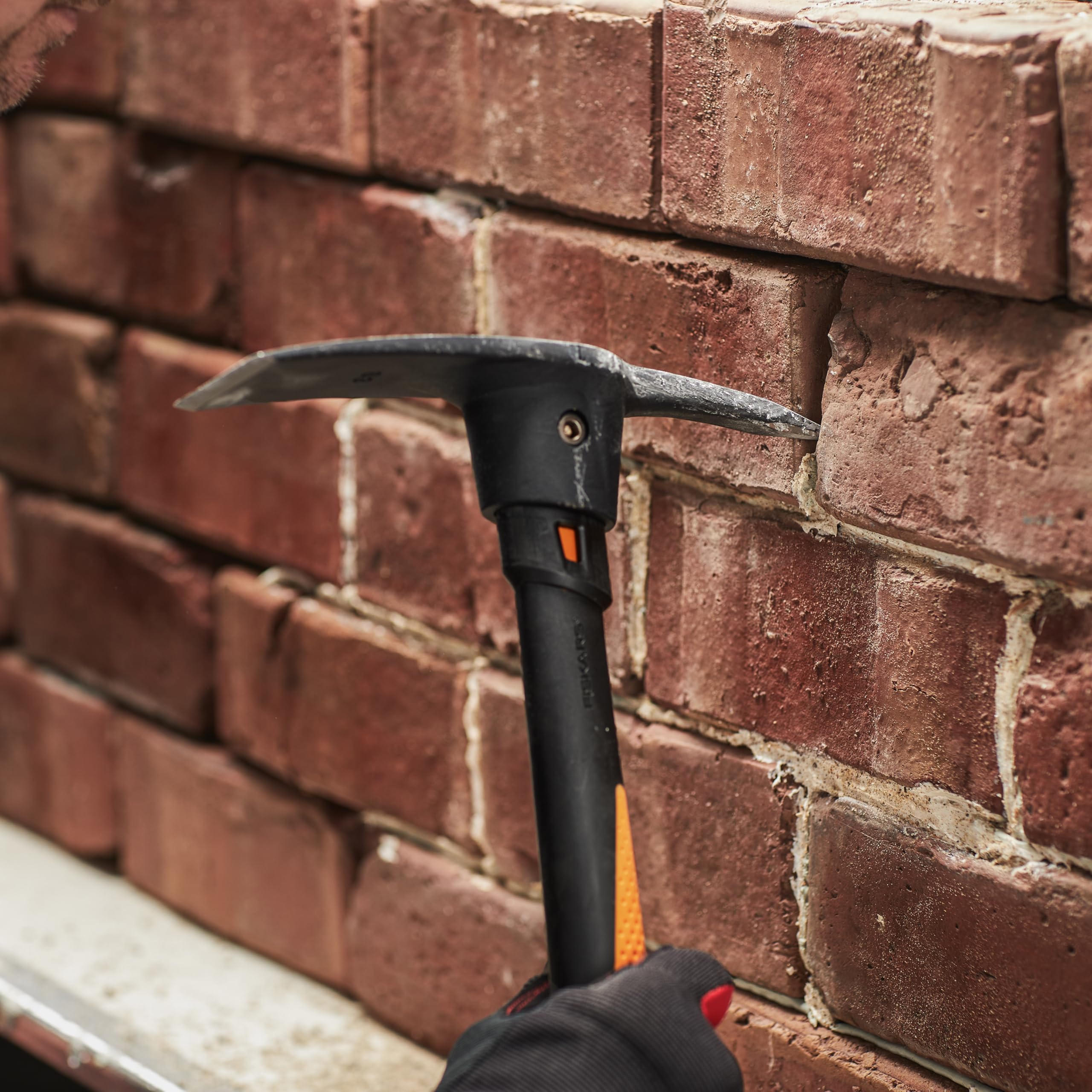 Fiskars Pro IsoCore Pickaxe demonstrating grip and control