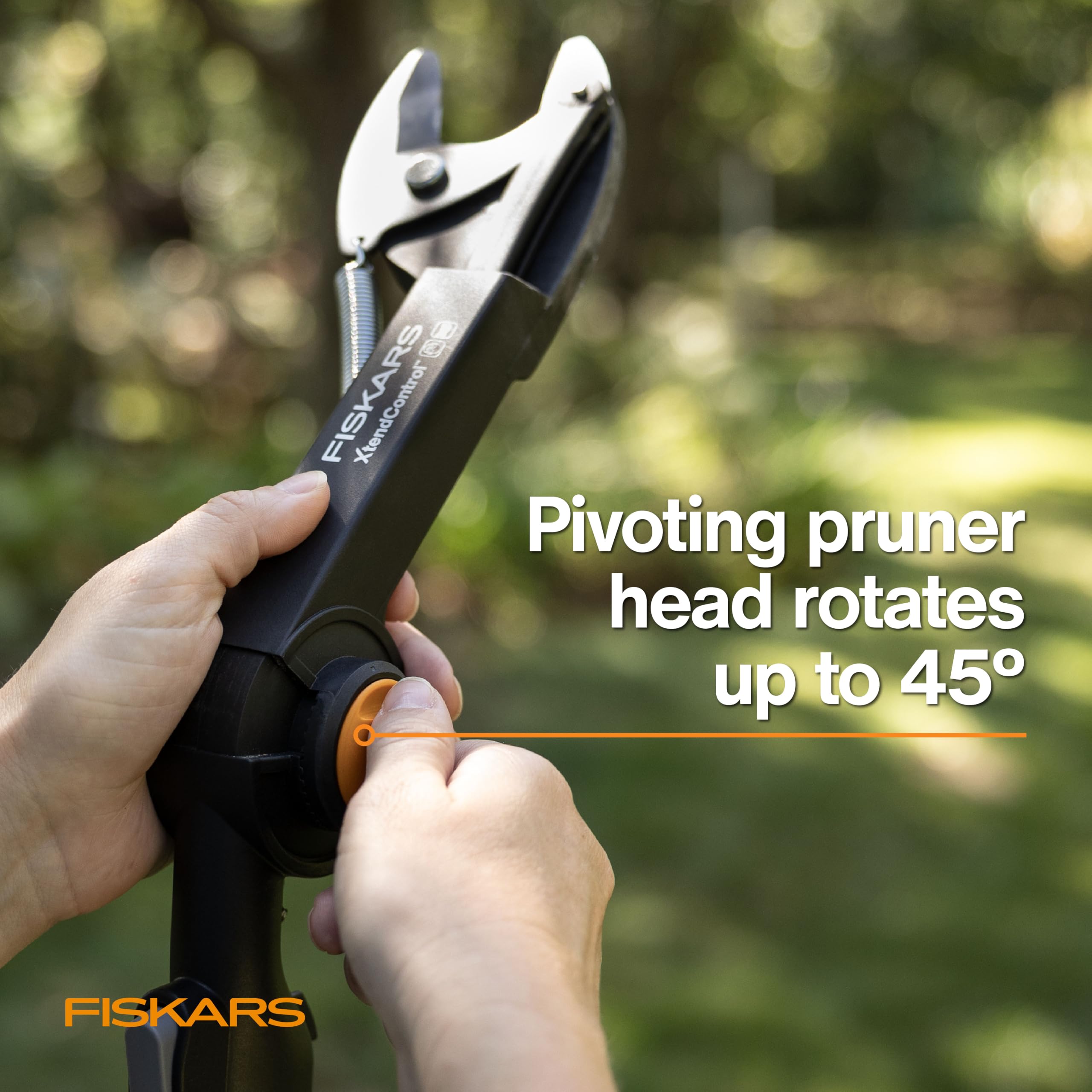 Fiskars XtendControl Rotating Pruner Head back view