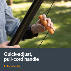 Fiskars XtendControl Rotating Pruner Head showing pivoting head feature