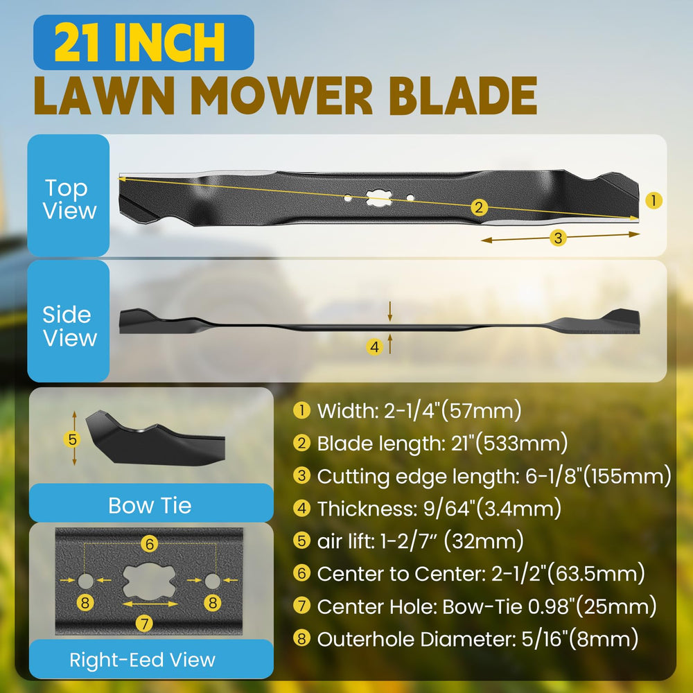 Fismiuta mulching blade packaging with specifications