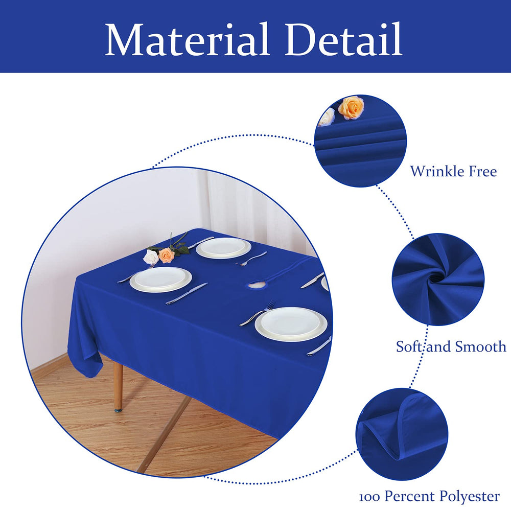 Fitable tablecloth on a patio table with umbrella