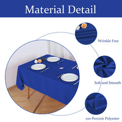 Fitable tablecloth on a patio table with umbrella