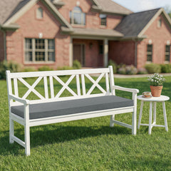 Fitfree Outdoor Bench Cushion showing hidden zipper