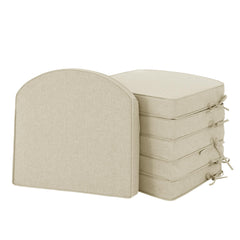 Fitfree Outdoor Chair Cushion beige front view