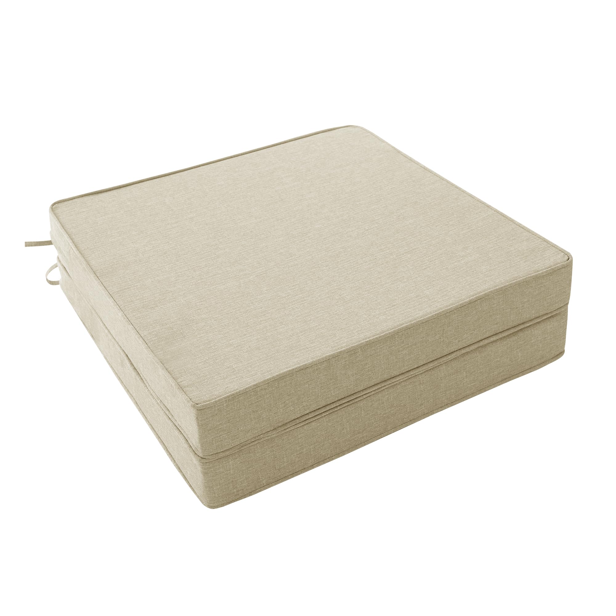 Fitfree Outdoor Chair Cushion beige front view