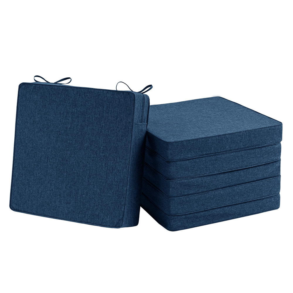 Fitfree Outdoor Chair Cushion navy blue front view