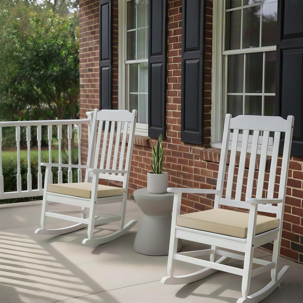Fitfree Outdoor Chair Cushion side view, detailed stitching