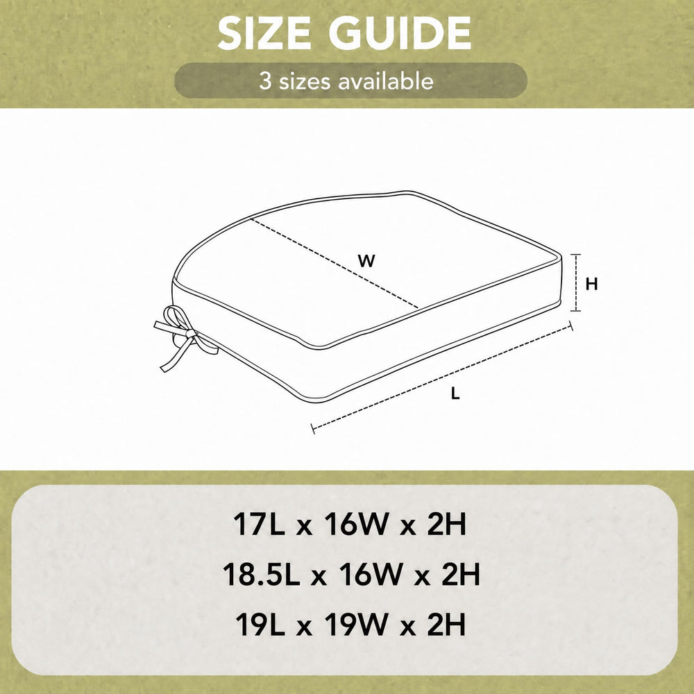 Fitfree Outdoor Chair Cushions on patio furniture, showcasing outdoor setting