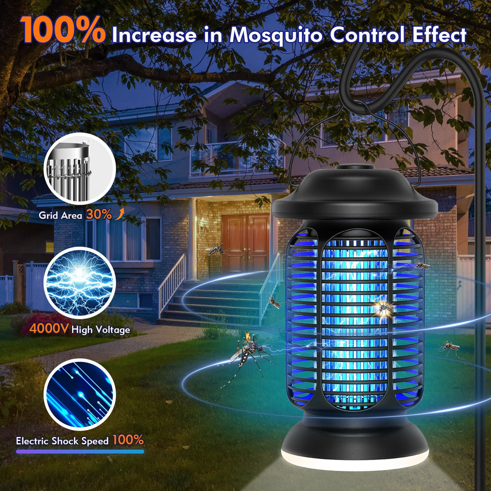 fiveye Bug Zapper close-up of 4000V grid