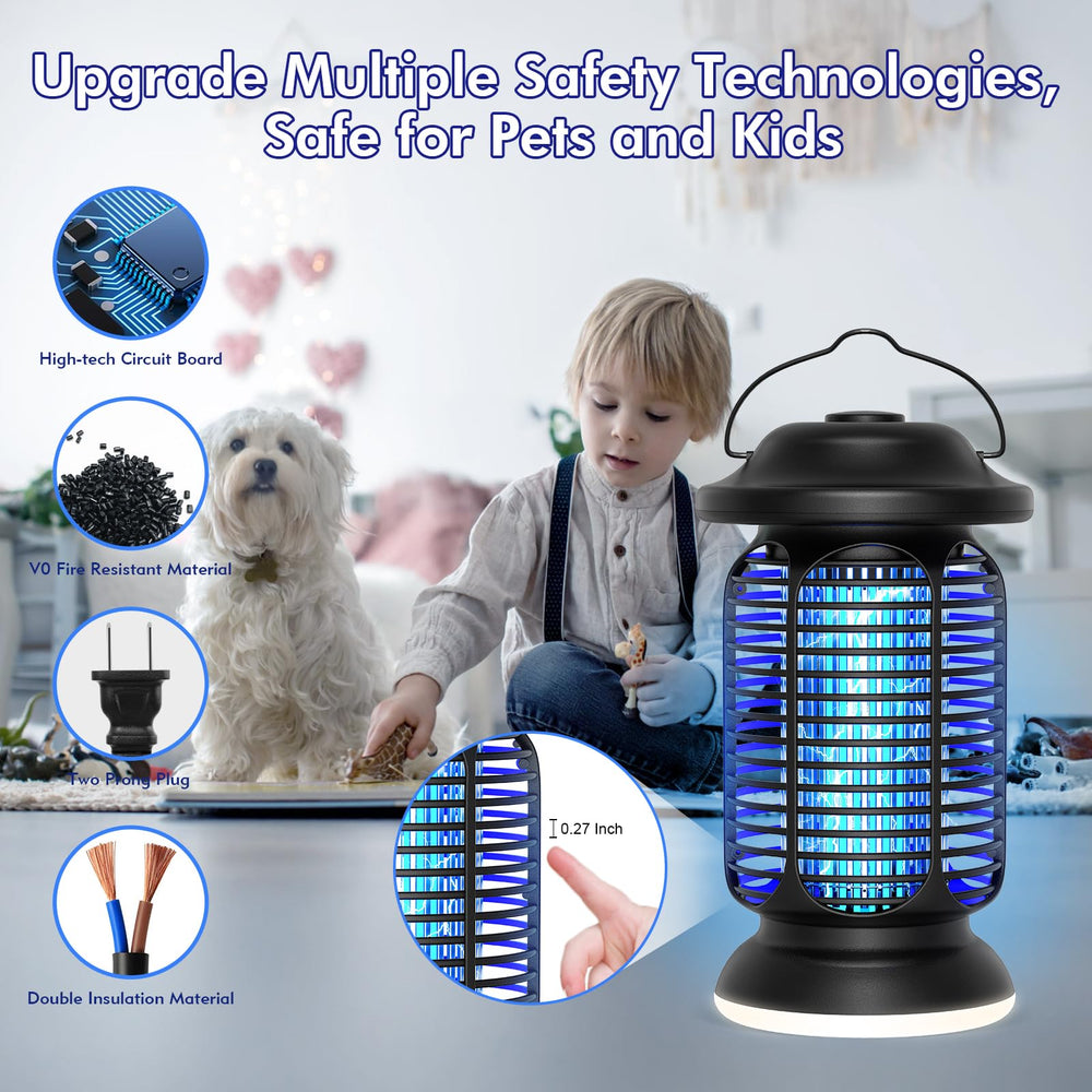 fiveye Bug Zapper showing waterproof design