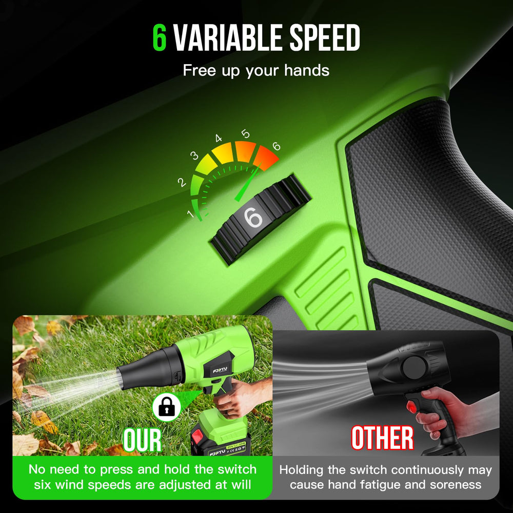 FJPTU Leaf Blower with battery and charger included