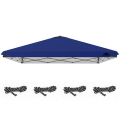 FLAGLY 10x10ft blue replacement canopy top, front view