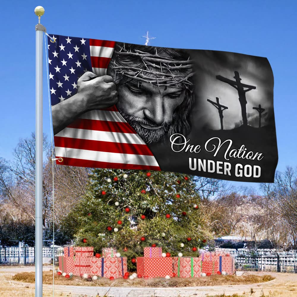 FLAGWIX 3x5 American Flag displayed outdoors