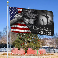 FLAGWIX 3x5 American Flag displayed outdoors
