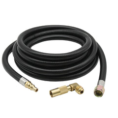 Flame King 12ft RV Quick Connect Hose Adapter front view