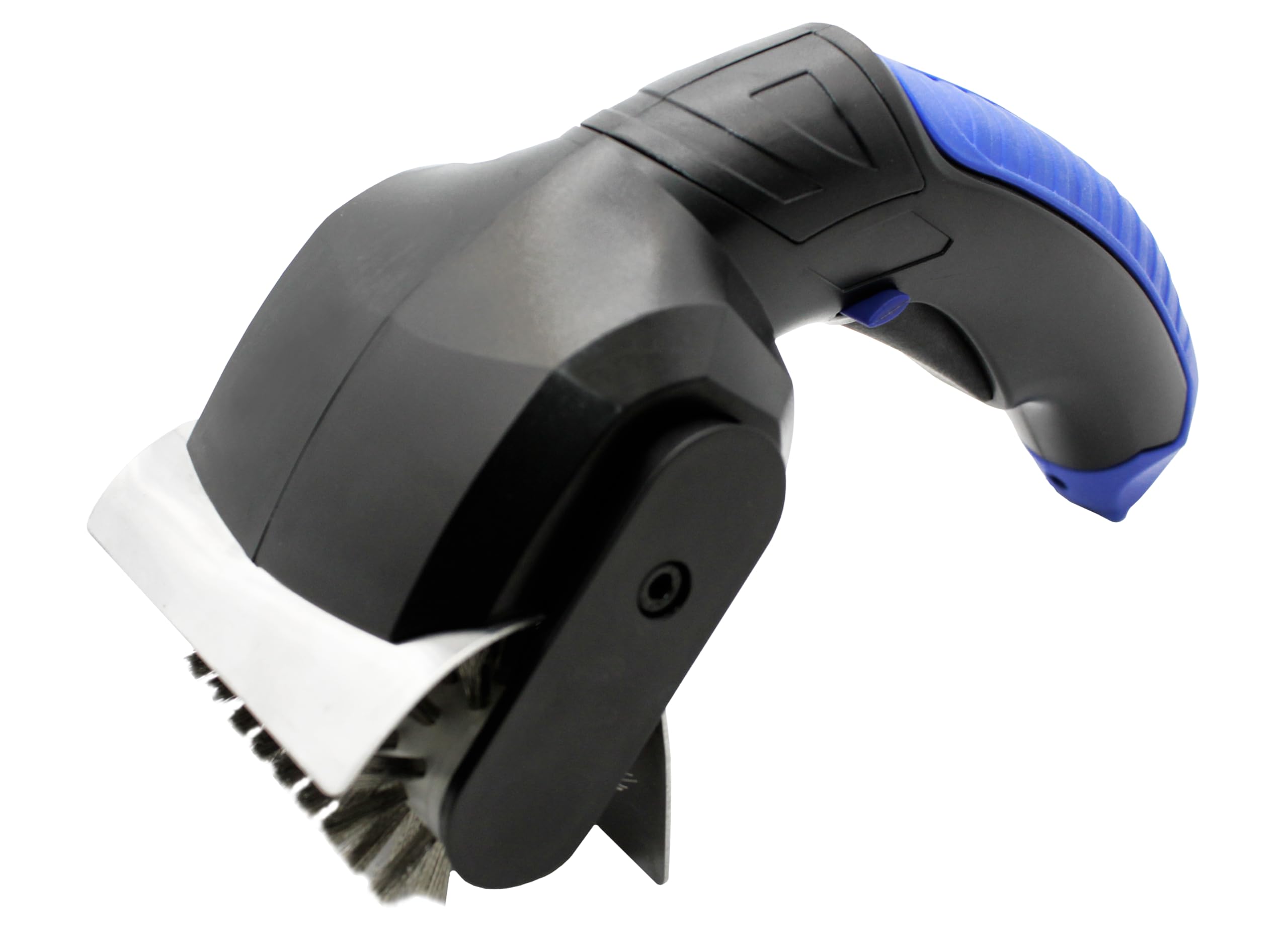 Flame King Electric BBQ Grill Brush close-up of stainless steel bristles