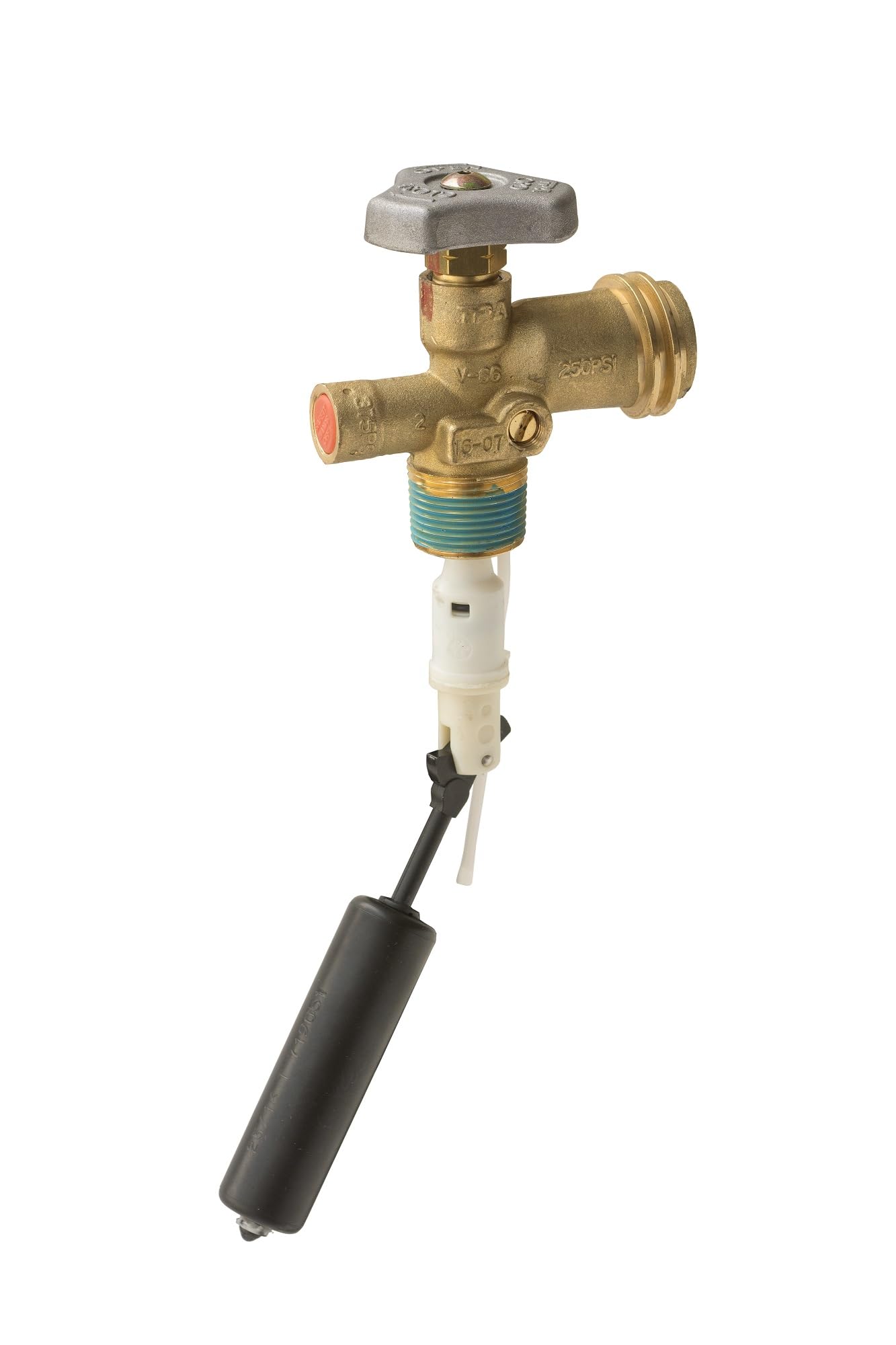 Flame King OPD Valve installed on a propane tank