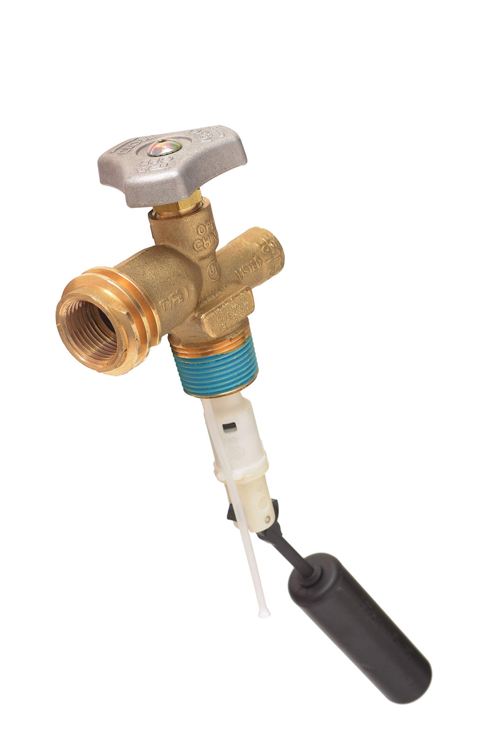 Flame King OPD Valve showing 4-inch dip tube