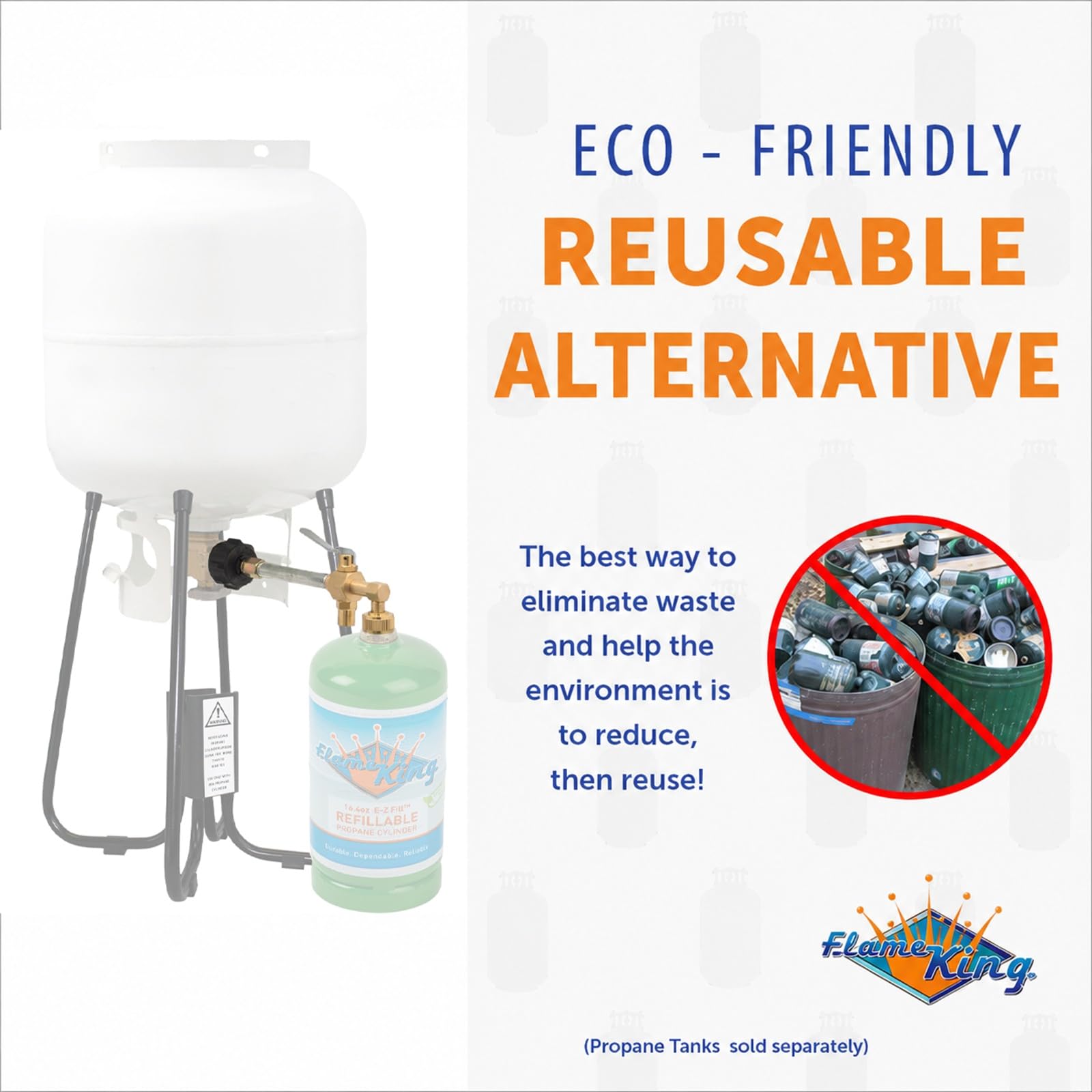 Flame King Propane Refill Adapter Valve side view demonstrating 90° bend