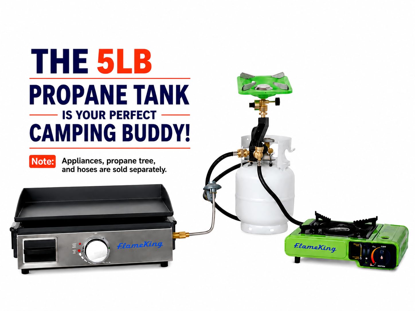 Flame King propane tank dimensions 33.8 × 23.6 × 23.2 cm