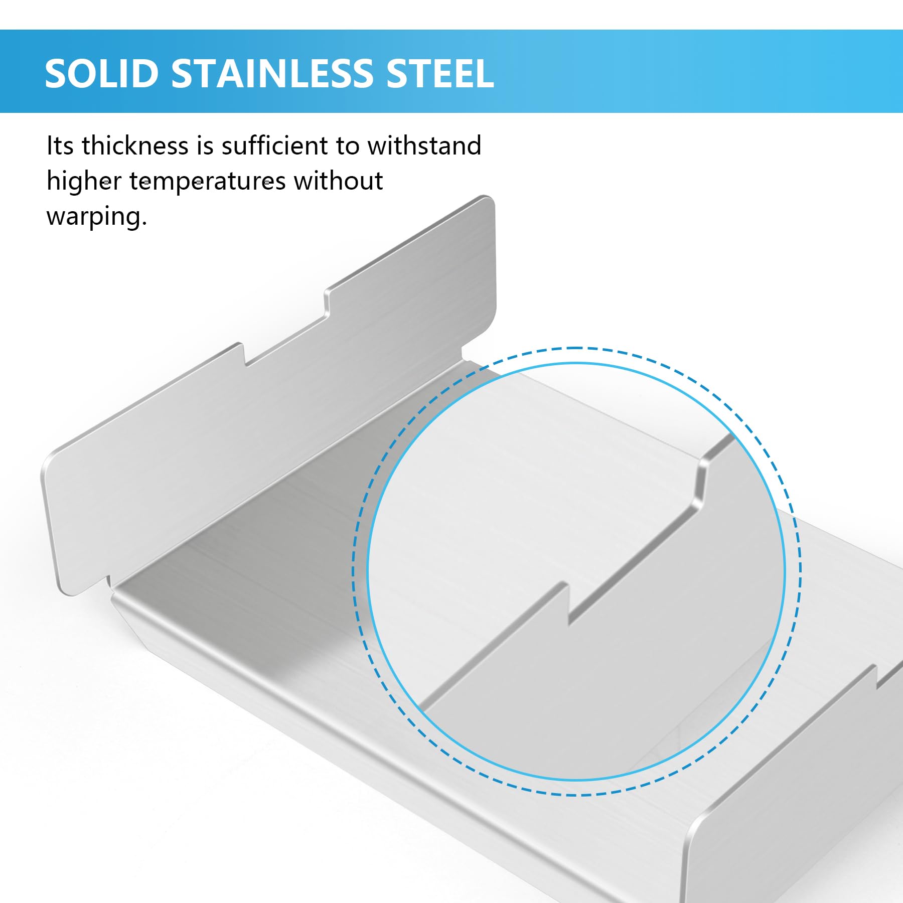 FlameDuty Grill Heat Baffle Diffuser detailed view