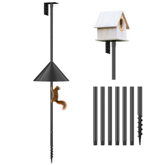Flanagan 92 Inch Bird House Pole Mount Kit side view