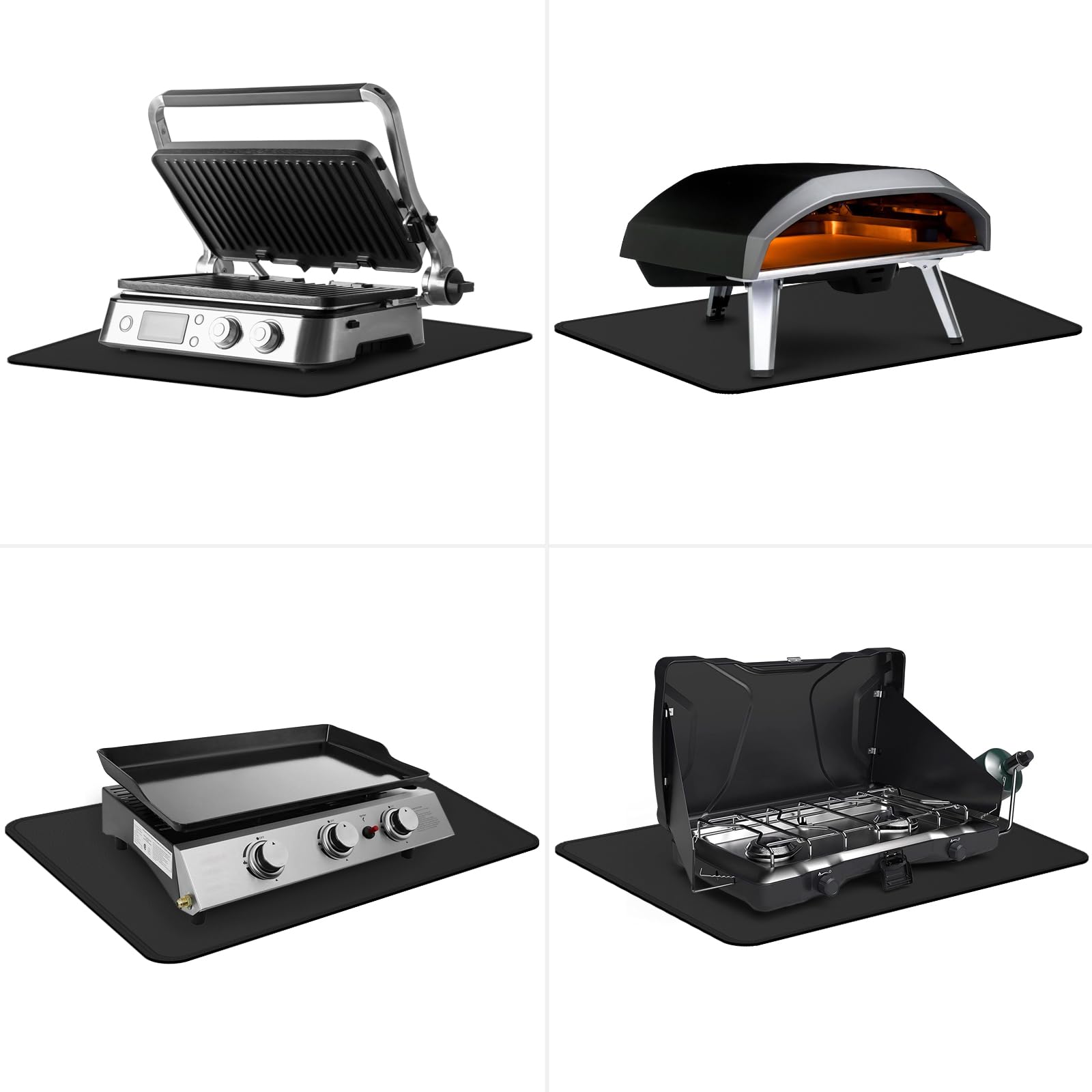FLASLD Grill Mat displayed in packaging