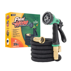 Flexi Hose 25FT expandable garden hose front view