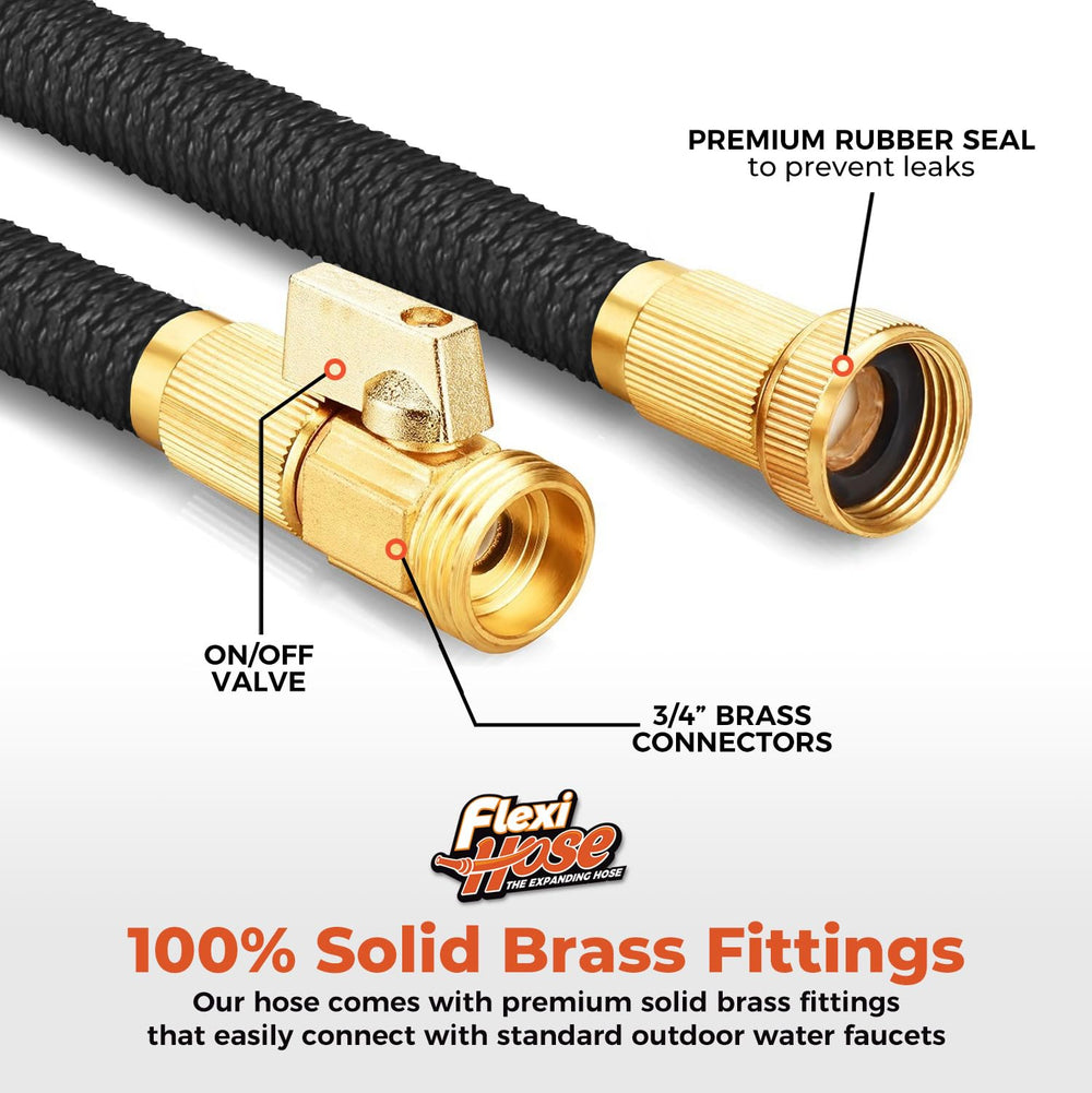 Flexi Hose 25FT on garden patio
