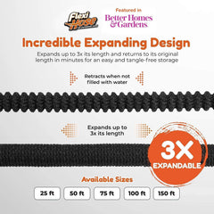 Flexi Hose 50FT with 8-pattern nozzle close-up