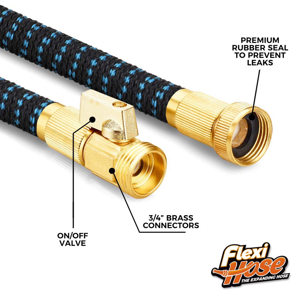 Flexi Hose with durable outer fabric and latex core