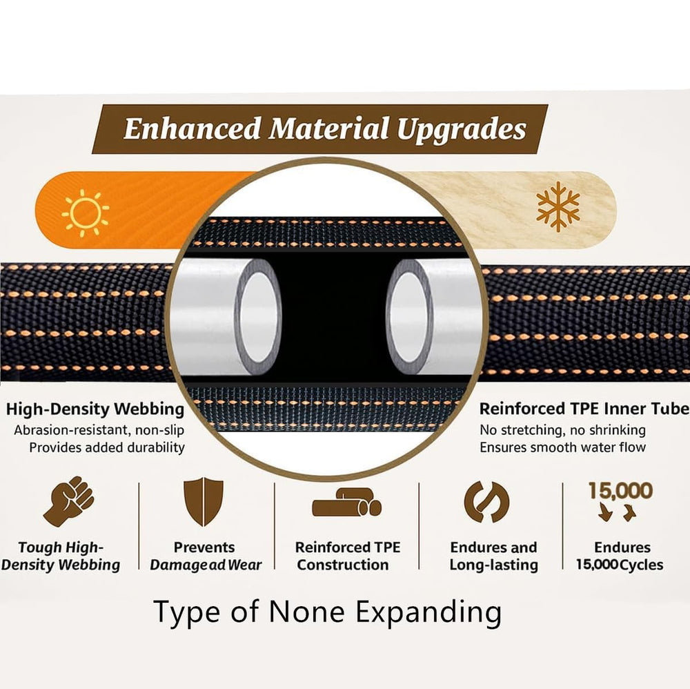 Flexible and lightweight design of BYDA garden hose