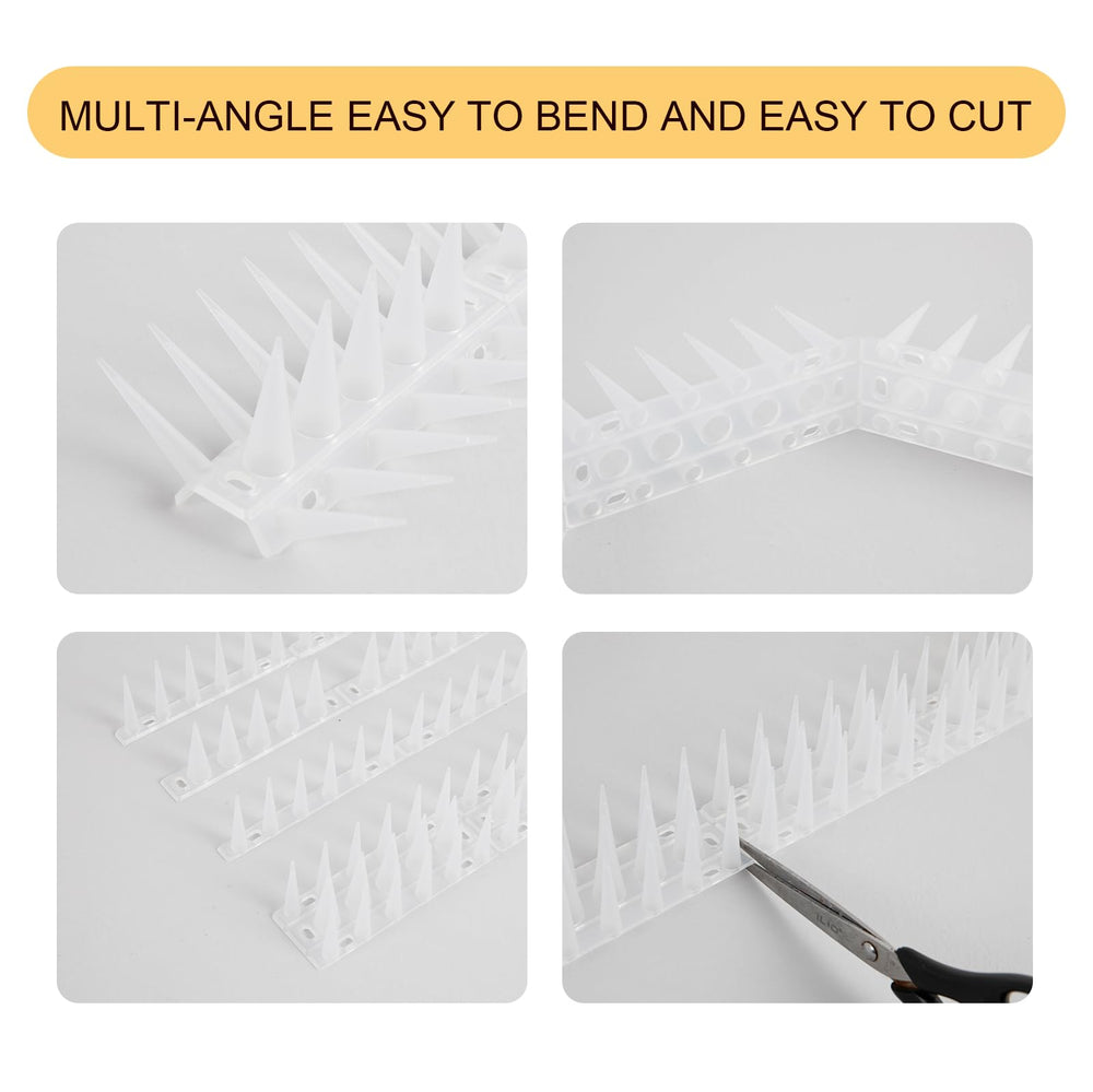 Flexible base of OFFO Bird Spikes for easy installation