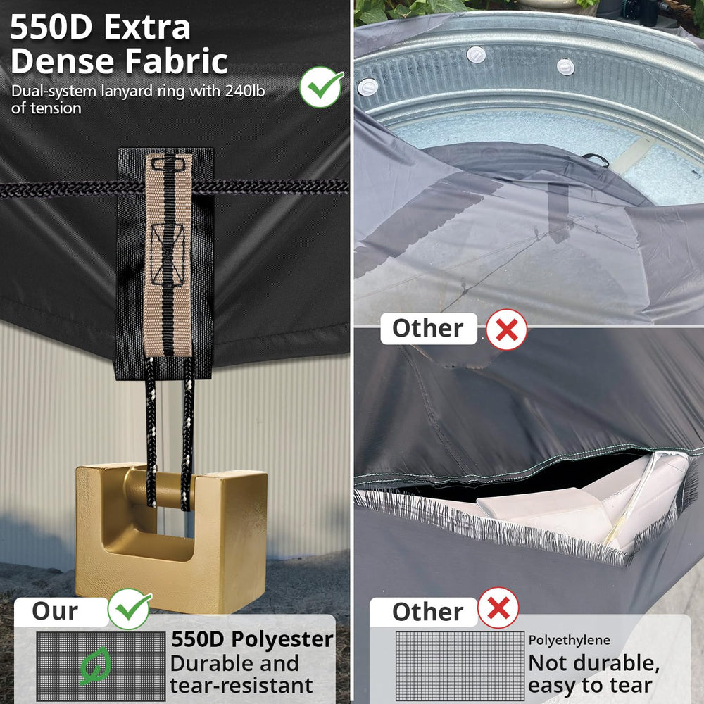 Flexible design of QH.HOME pool cover for easy installation