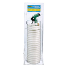 Flexible ½ inch diameter SEACHOICE washdown hose in white