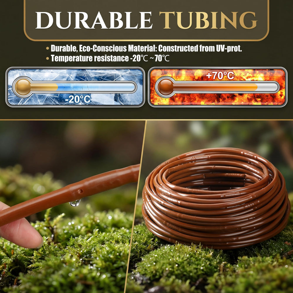 Flexible Innconee drip irrigation tubing layout