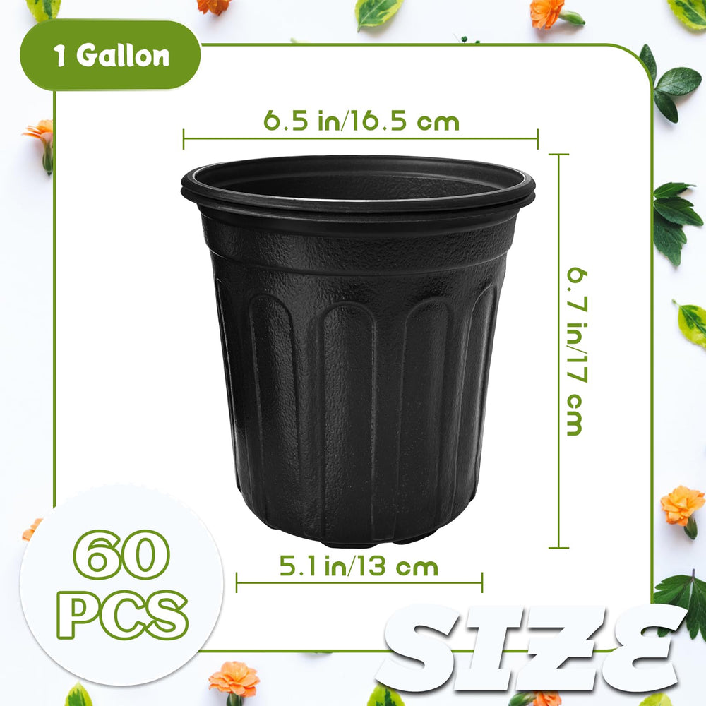 Flexible nursery pots with drainage holes from OJYUDD