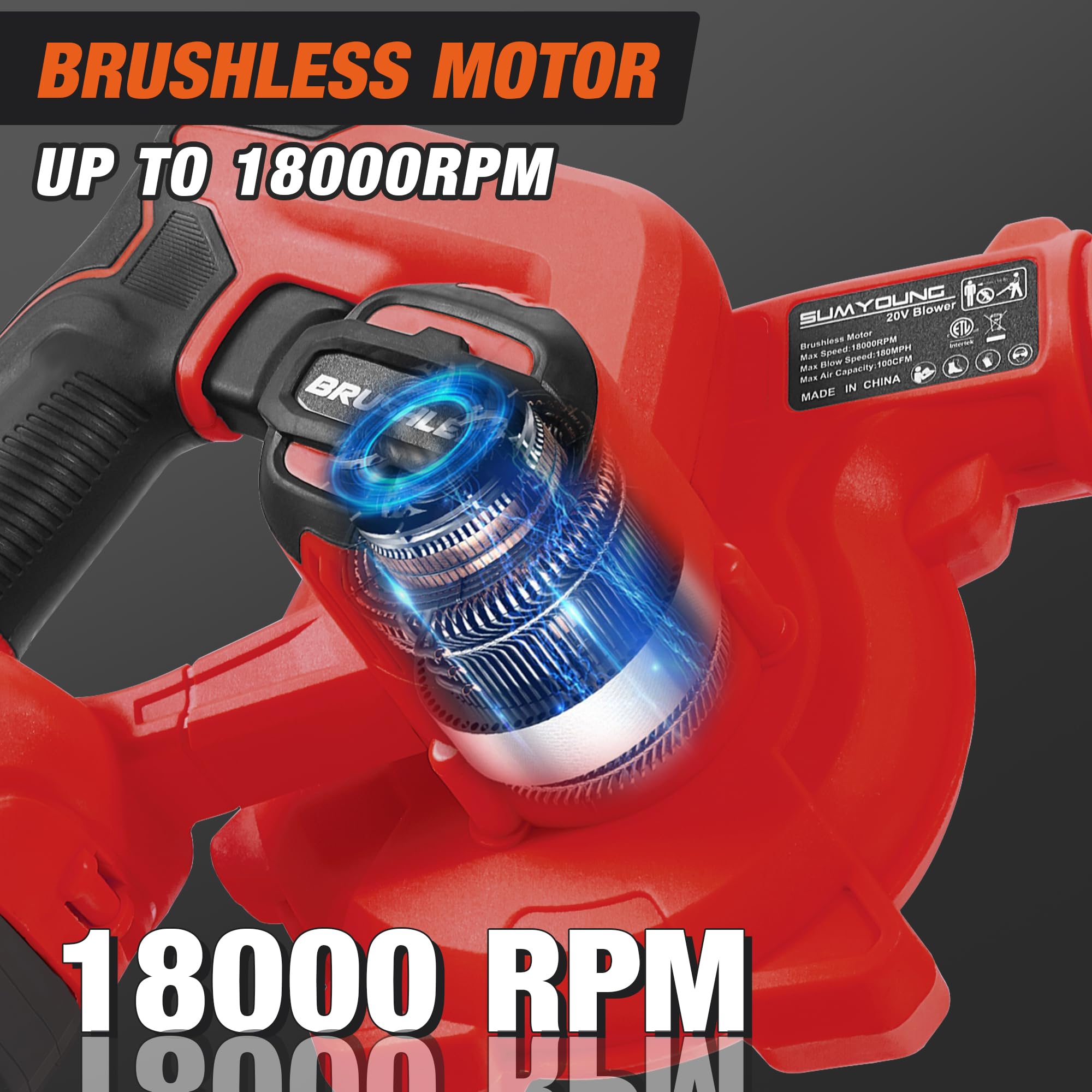 Flexible pipe attachment for SUMYOUNG cordless leaf blower